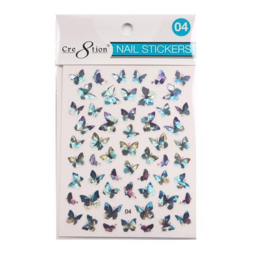 Cre8tion - Nail Art Design Sticker Butterfly #004 - Nail Art at Beyond Polish