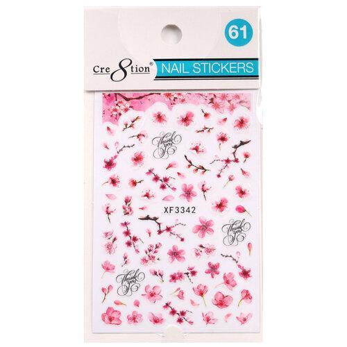 Cre8tion - Nail Art Design Sticker Flower #061