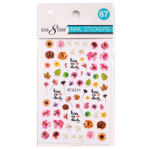 Cre8tion - Nail Art Design Sticker Flower #067