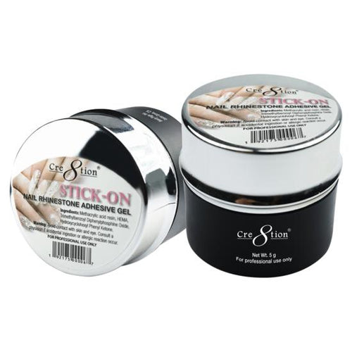 Cre8tion - Stick-On Nail Rhinestone Thin Adhesive Gel 7.5g