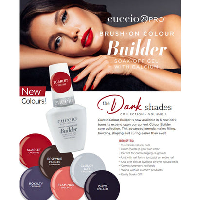 Cuccio - Builder Gel - The Dark Shades Builder Collection - Nail Extensions at Beyond Polish