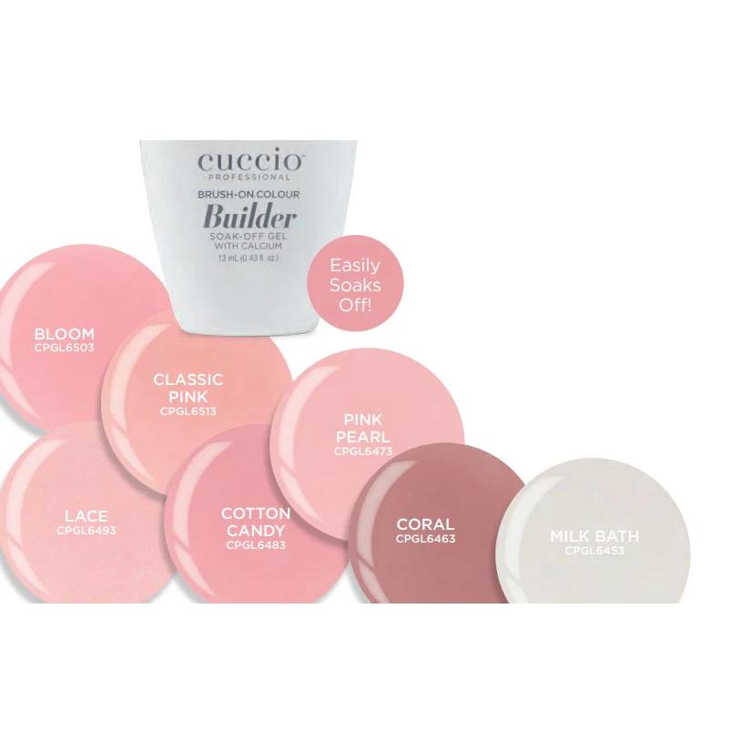 Cuccio - Pretty in Pink Builder Gel Collection - Nail Extensions at Beyond Polish