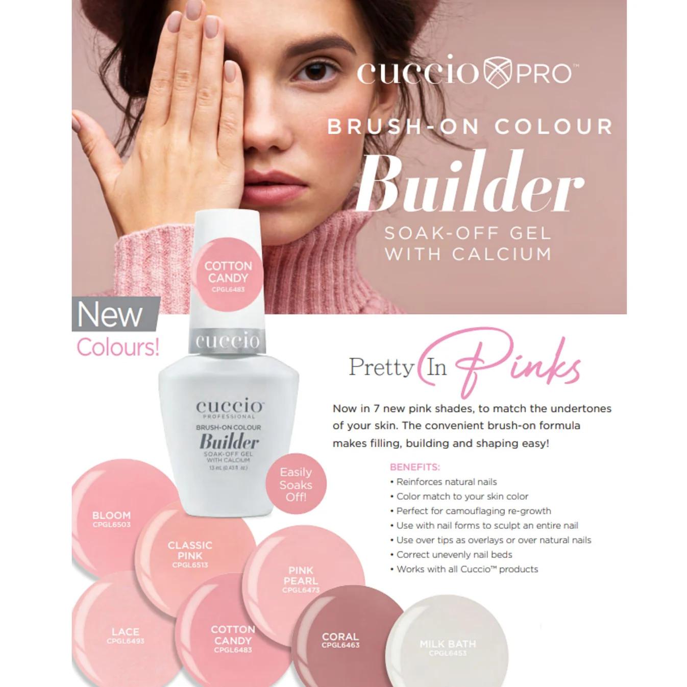 Cuccio - Pretty in Pink Builder Gel Collection - Nail Extensions at Beyond Polish