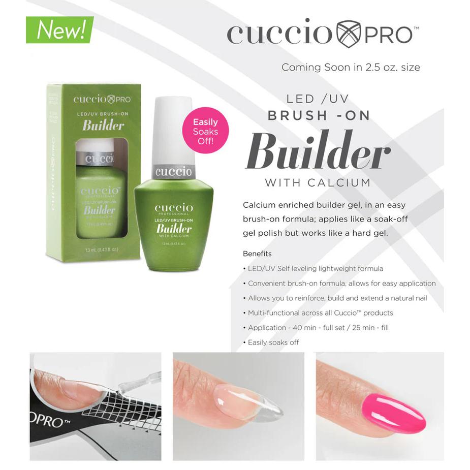 Cuccio - Pro Brush-on Builder Gel 0.43 fl oz (13 mL) - Nail Extensions at Beyond Polish
