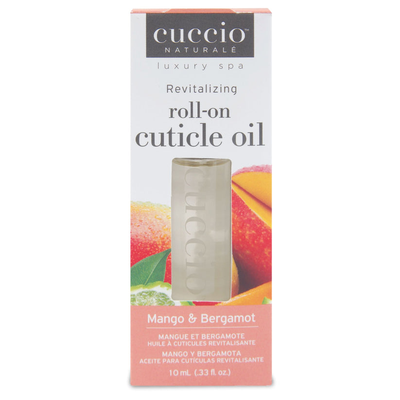 Cuccio - Revitalizing Cutcile Oil Roll-On - Mango & Bergamot 0.33 oz - Nail Treatment at Beyond Polish