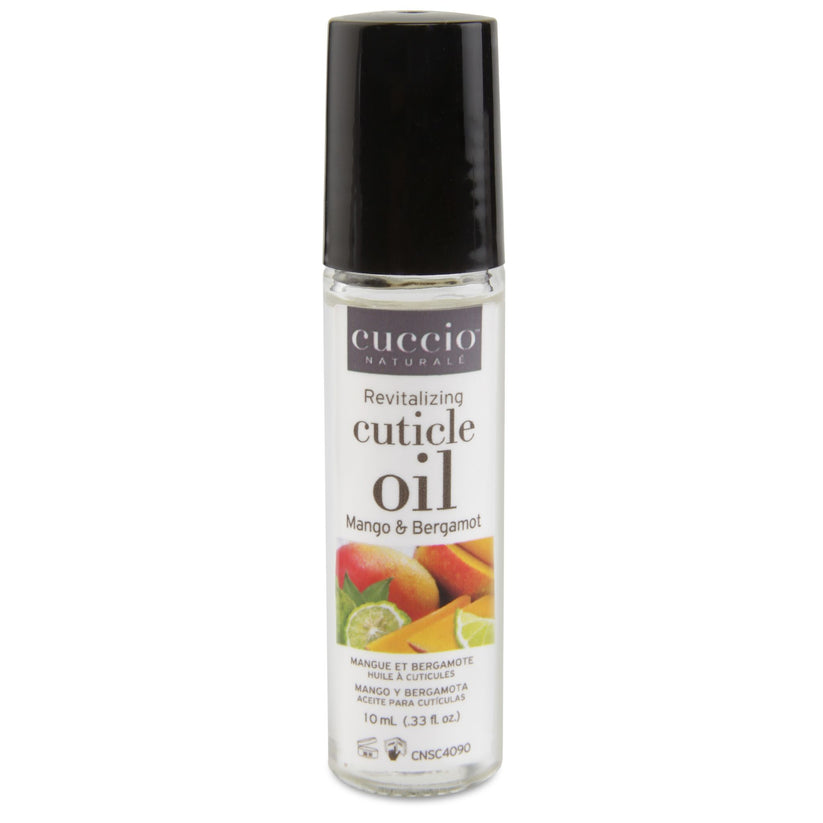 Cuccio - Revitalizing Cutcile Oil Roll-On - Mango & Bergamot 0.33 oz - Nail Treatment at Beyond Polish