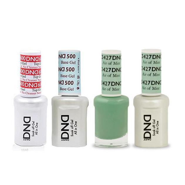 DND - #500#600 Base, Top, Gel & Lacquer Combo - Air of Mint - #427 - Gel & Lacquer Polish at Beyond Polish
