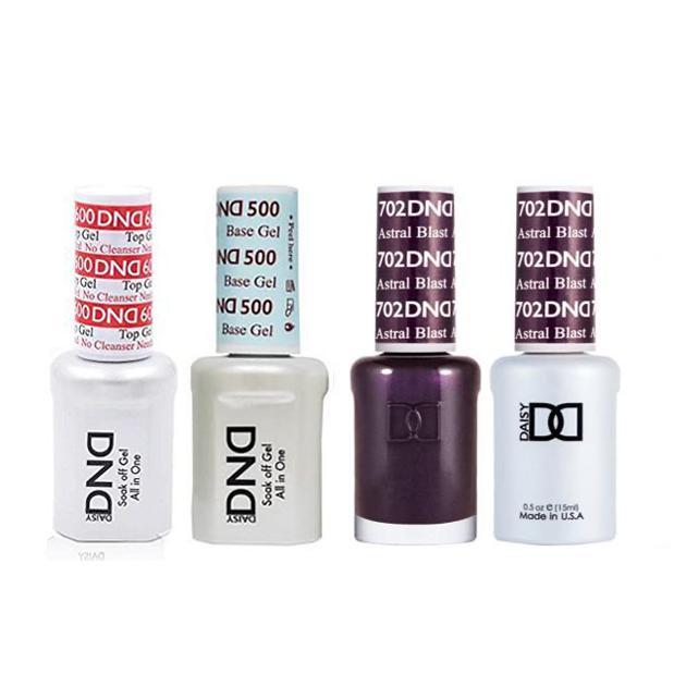 DND - #500#600 Base, Top, Gel & Lacquer Combo - Astral Blast - #702 - Gel & Lacquer Polish at Beyond Polish