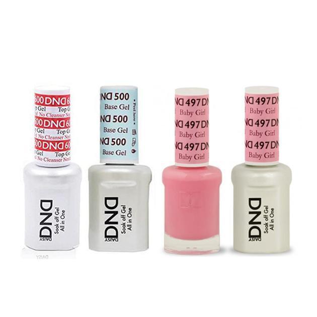 DND - #500#600 Base, Top, Gel & Lacquer Combo - Baby Girl - #497 - Gel & Lacquer Polish at Beyond Polish
