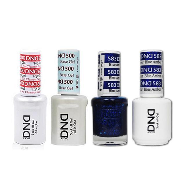 DND - #500#600 Base, Top, Gel & Lacquer Combo - Blue Amber - #583 - Gel & Lacquer Polish at Beyond Polish
