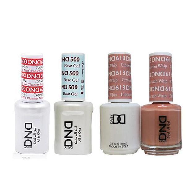 DND - #500#600 Base, Top, Gel & Lacquer Combo - Cinnamon Whip - #613 - Gel & Lacquer Polish at Beyond Polish