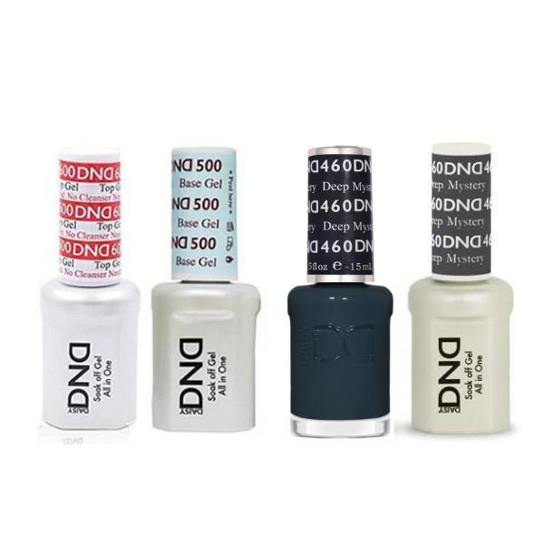 DND - #500#600 Base, Top, Gel & Lacquer Combo - Deep Mystery - #460 - Gel & Lacquer Polish at Beyond Polish