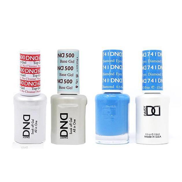DND - #500#600 Base, Top, Gel & Lacquer Combo - Diamond Eyes - #741 - Gel & Lacquer Polish at Beyond Polish