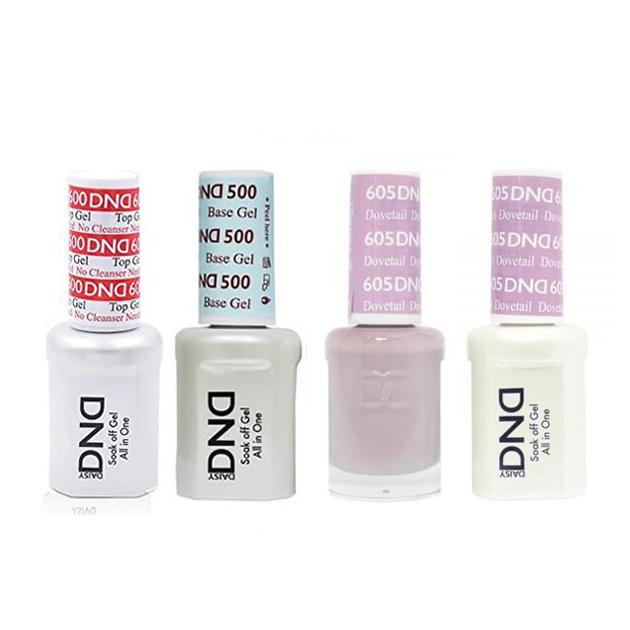 DND - #500#600 Base, Top, Gel & Lacquer Combo - Dovetail - #605 - Gel & Lacquer Polish at Beyond Polish