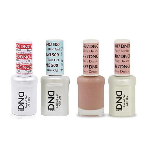 DND - #500#600 Base, Top, Gel & Lacquer Combo - Fairy Dream - #487