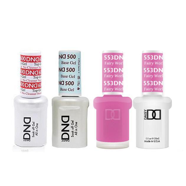 DND - #500#600 Base, Top, Gel & Lacquer Combo - Fairy World - #553 - Gel & Lacquer Polish at Beyond Polish