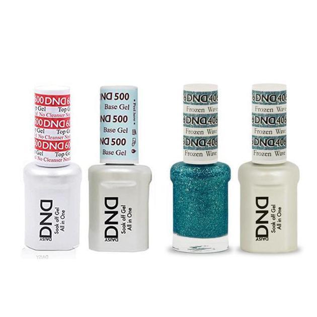DND - #500#600 Base, Top, Gel & Lacquer Combo - Frozen Wave - #406 - Gel & Lacquer Polish at Beyond Polish