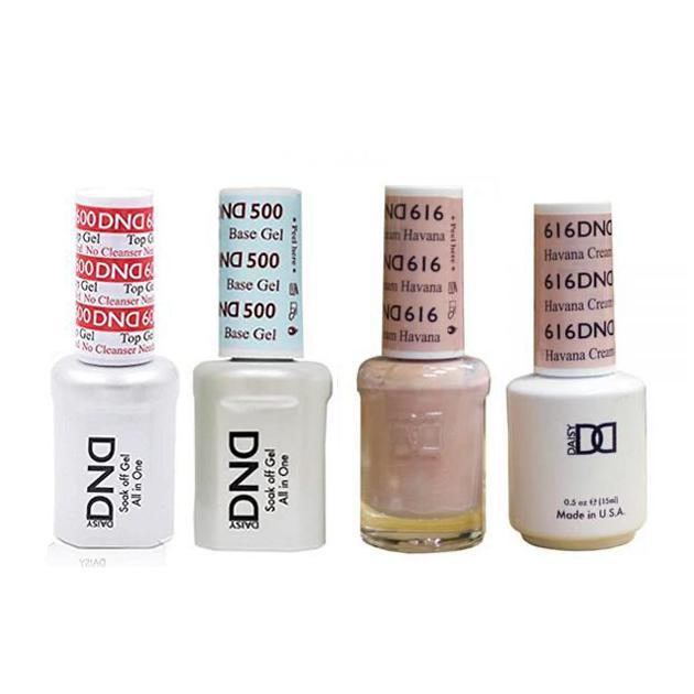 DND - #500#600 Base, Top, Gel & Lacquer Combo - Havana Cream - #616 - Gel & Lacquer Polish at Beyond Polish