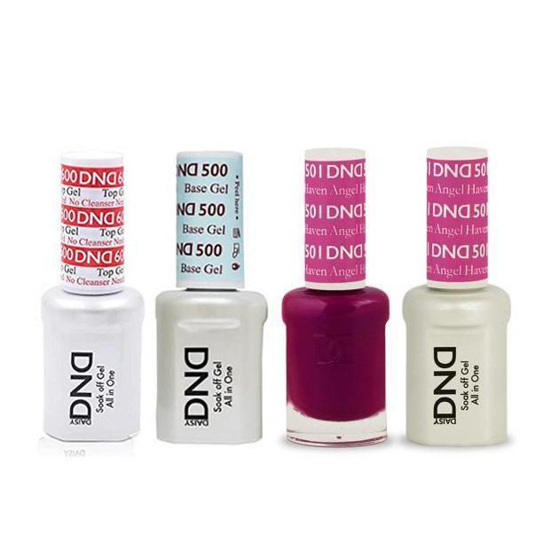 DND - #500#600 Base, Top, Gel & Lacquer Combo - Haven Angel - #501 - Gel & Lacquer Polish at Beyond Polish