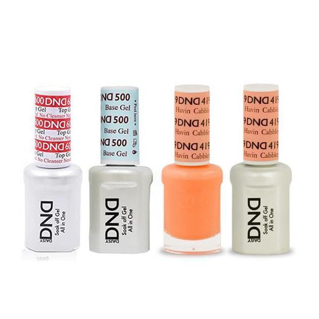 DND - #500#600 Base, Top, Gel & Lacquer Combo - Havin Cabbler - #419 - Gel & Lacquer Polish at Beyond Polish