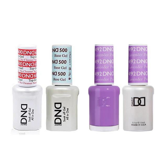 DND - #500#600 Base, Top, Gel & Lacquer Combo - Lavender Prophet - #492 - Gel & Lacquer Polish at Beyond Polish