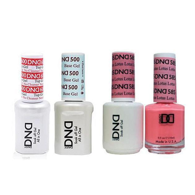 DND - #500#600 Base, Top, Gel & Lacquer Combo - Lotus - #585 - Gel & Lacquer Polish at Beyond Polish