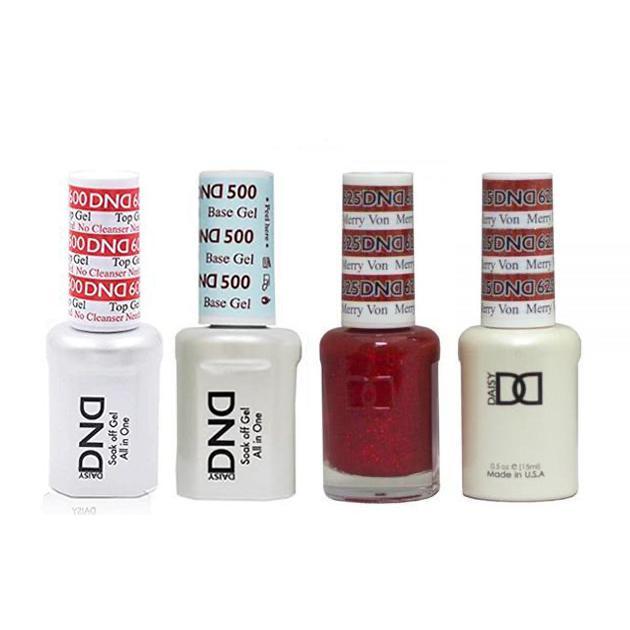 DND - #500#600 Base, Top, Gel & Lacquer Combo - Merry Von - #625 - Gel & Lacquer Polish at Beyond Polish