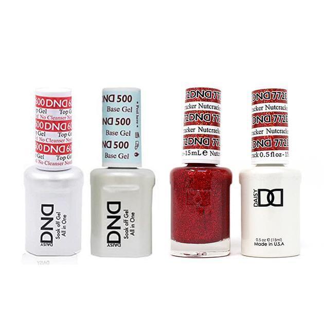 DND - #500#600 Base, Top, Gel & Lacquer Combo - Nutcracker - #772 - Gel & Lacquer Polish at Beyond Polish
