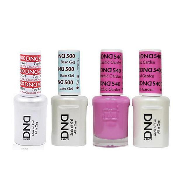 DND - #500#600 Base, Top, Gel & Lacquer Combo - Orchid Garden - #540 - Gel & Lacquer Polish at Beyond Polish