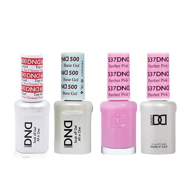 DND - #500#600 Base, Top, Gel & Lacquer Combo - Panther Pink - #537 - Gel & Lacquer Polish at Beyond Polish