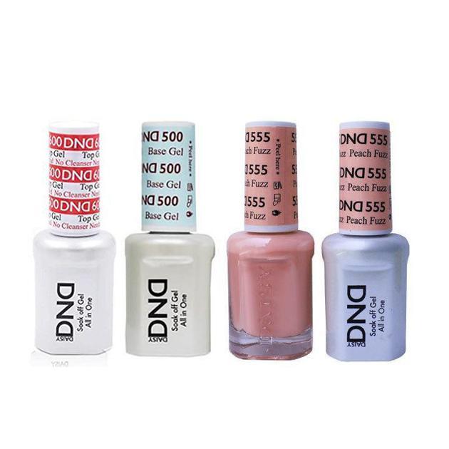 DND - #500#600 Base, Top, Gel & Lacquer Combo - Peach Fuzz - #555 - Gel & Lacquer Polish at Beyond Polish