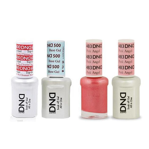 DND - #500#600 Base, Top, Gel & Lacquer Combo - Pink Angel - #483 - Gel & Lacquer Polish at Beyond Polish