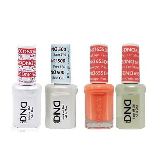 DND - #500#600 Base, Top, Gel & Lacquer Combo - Pure Cantaloupe - #655 - Gel & Lacquer Polish at Beyond Polish