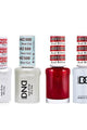DND - #500#600 Base, Top, Gel & Lacquer Combo - Red Ribbons - #689 - Gel & Lacquer Polish at Beyond Polish