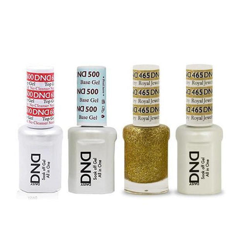 DND - #500#600 Base, Top, Gel & Lacquer Combo - Royal Jewelry - #465