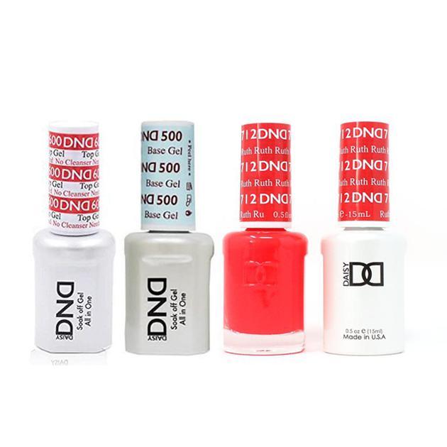 DND - #500#600 Base, Top, Gel & Lacquer Combo - Ruth - #712 - Gel & Lacquer Polish at Beyond Polish
