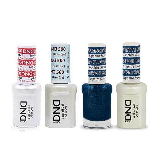 DND - #500#600 Base, Top, Gel & Lacquer Combo - Sapphire Stone - #509 - Gel & Lacquer Polish at Beyond Polish