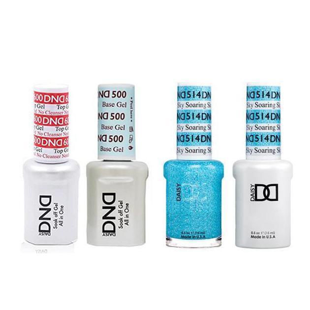 DND - #500#600 Base, Top, Gel & Lacquer Combo - Soaring Sky - #514 - Gel & Lacquer Polish at Beyond Polish
