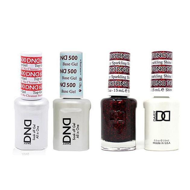 DND - #500#600 Base, Top, Gel & Lacquer Combo - Sparkling Shine - #767 - Gel & Lacquer Polish at Beyond Polish