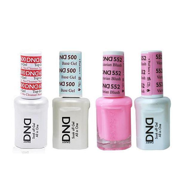DND - #500#600 Base, Top, Gel & Lacquer Combo - Victorian Blush - #552 - Gel & Lacquer Polish at Beyond Polish