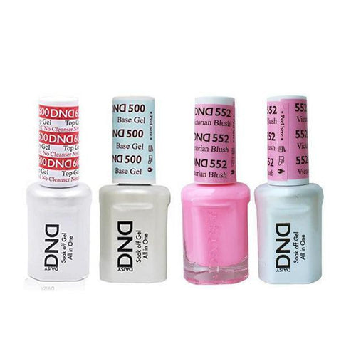 DND - #500#600 Base, Top, Gel & Lacquer Combo - Victorian Blush - #552