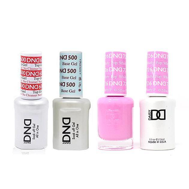 DND - #500#600 Base, Top, Gel & Lacquer Combo - Whirly Pop - #726 - Gel & Lacquer Polish at Beyond Polish