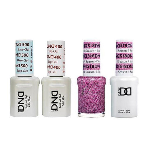 DND - Base, Top, Gel & Lacquer Combo - 4 Season - #518