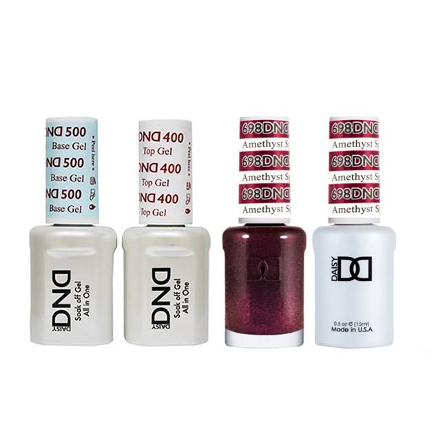 DND - Base, Top, Gel & Lacquer Combo - Amethyst Sparkles - #698 - Gel & Lacquer Polish at Beyond Polish