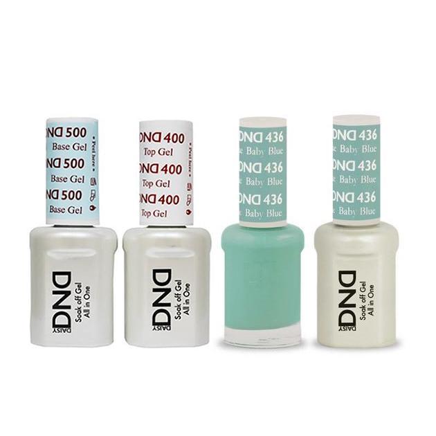 DND - Base, Top, Gel & Lacquer Combo - Baby Blue - #436 - Gel & Lacquer Polish at Beyond Polish