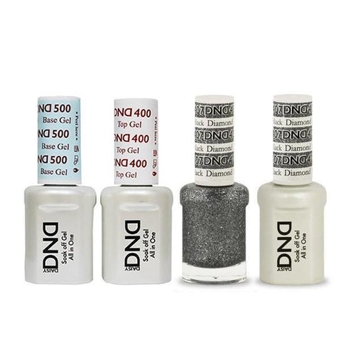 DND - Base, Top, Gel & Lacquer Combo - Black Diamon Star - #407