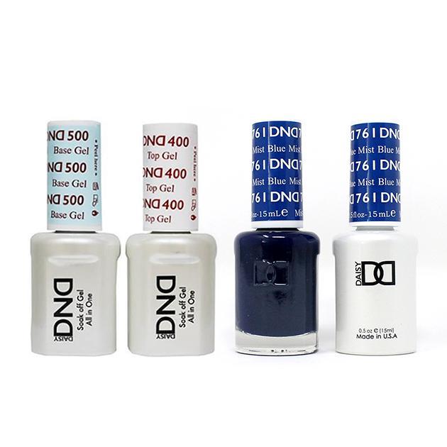 DND - Base, Top, Gel & Lacquer Combo - Blue Mist - #761 - Gel & Lacquer Polish at Beyond Polish