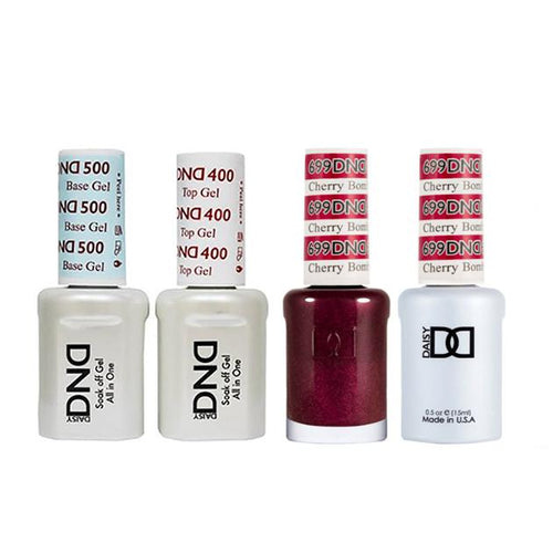 DND - Base, Top, Gel & Lacquer Combo - Cherry Bomb - #699