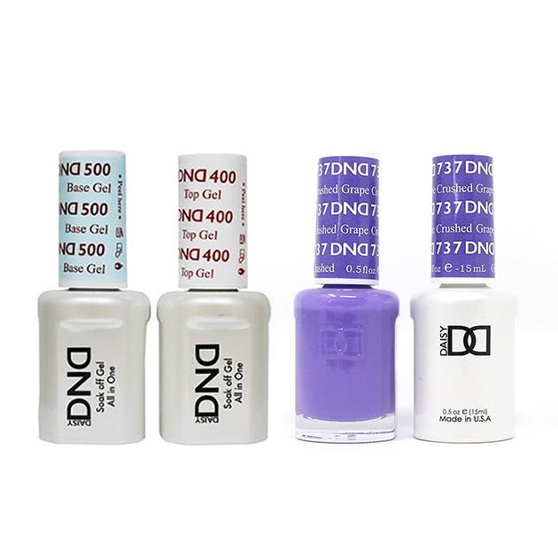 DND - Base, Top, Gel & Lacquer Combo - Crushed Grape - #737 - Gel & Lacquer Polish at Beyond Polish