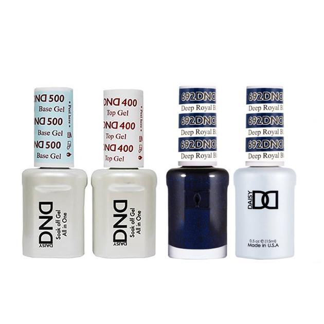 DND - Base, Top, Gel & Lacquer Combo - Deep Royal Blue - #692 - Gel & Lacquer Polish at Beyond Polish